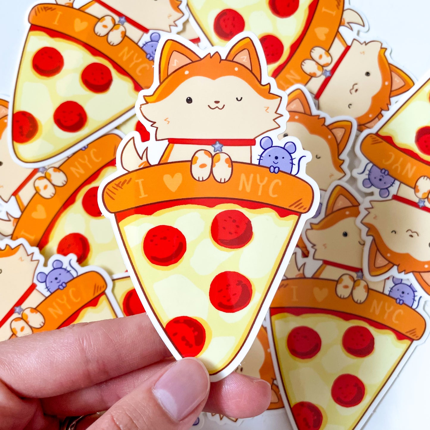 Pizza Vinyl Sticker