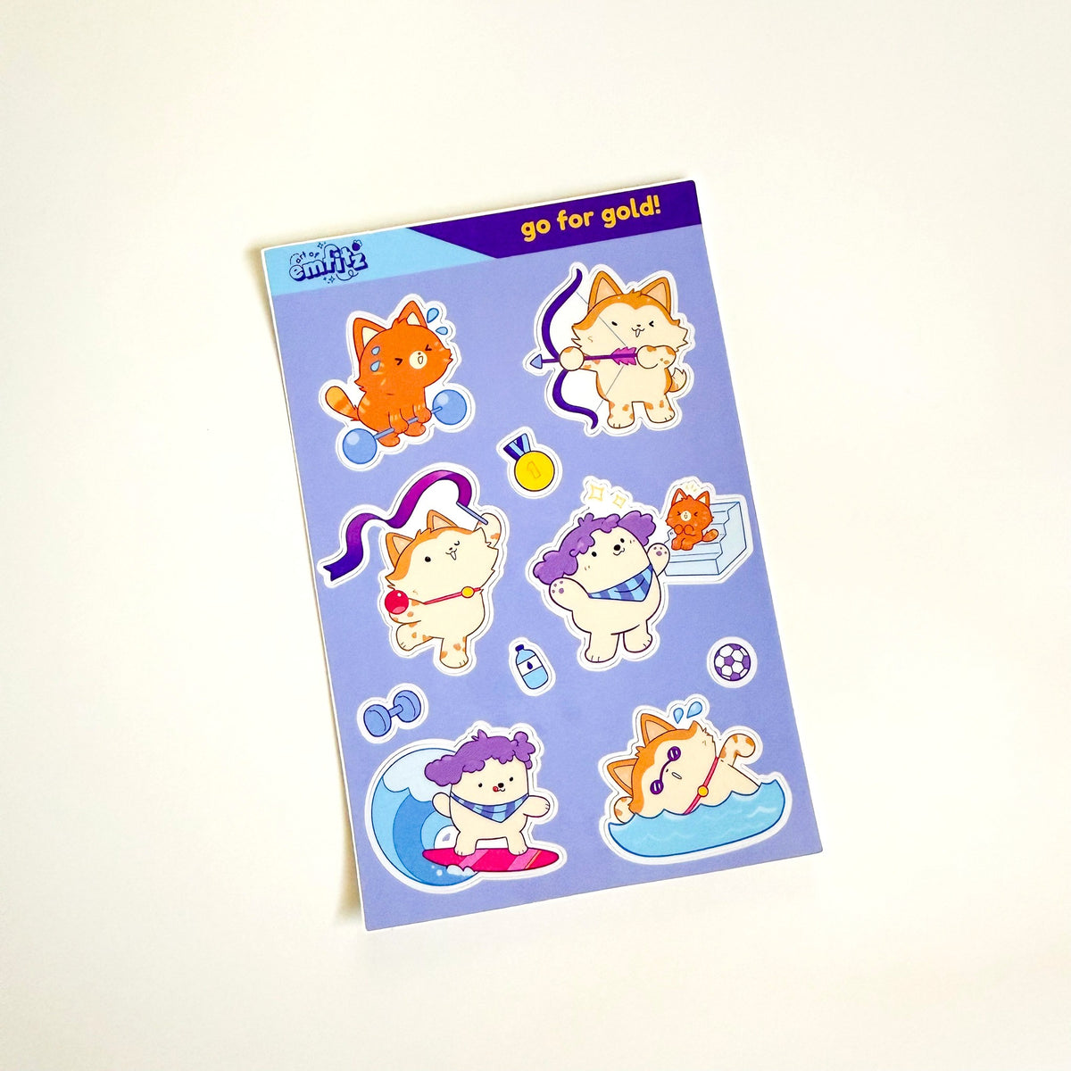 Go for Gold Sticker Sheet