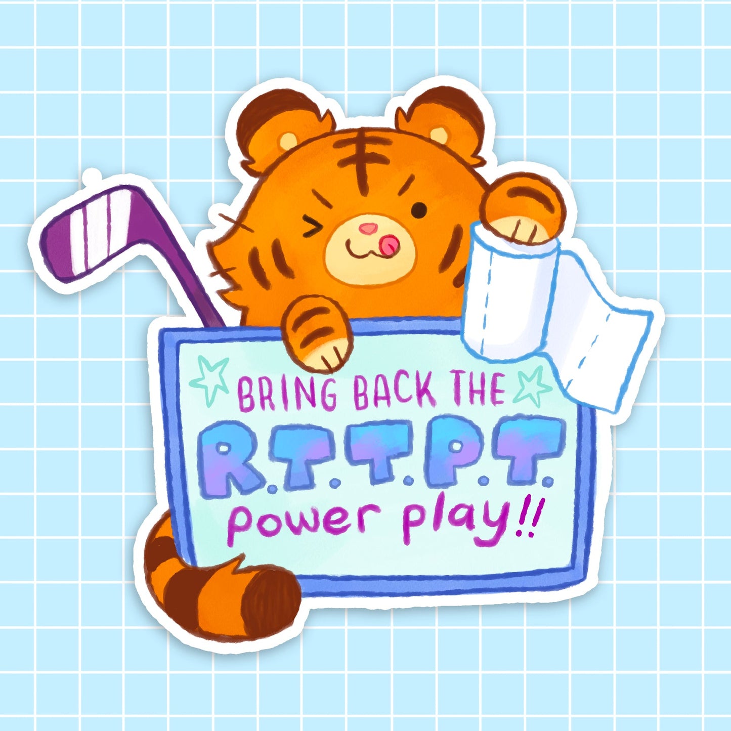 Women's Hockey Sticker