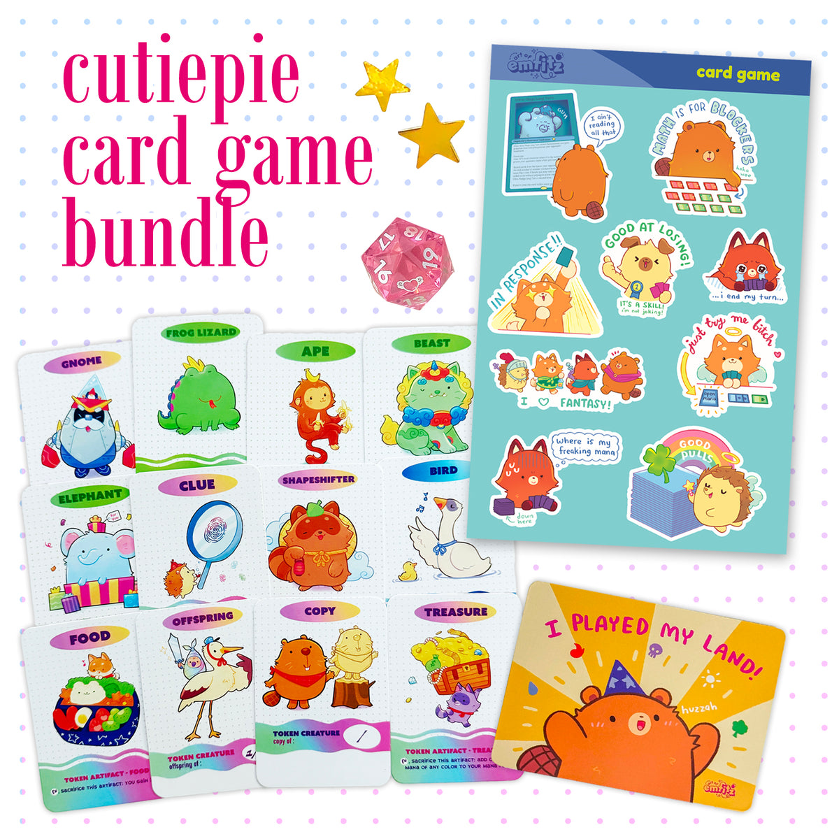 Cutiepie Card Game Bundle