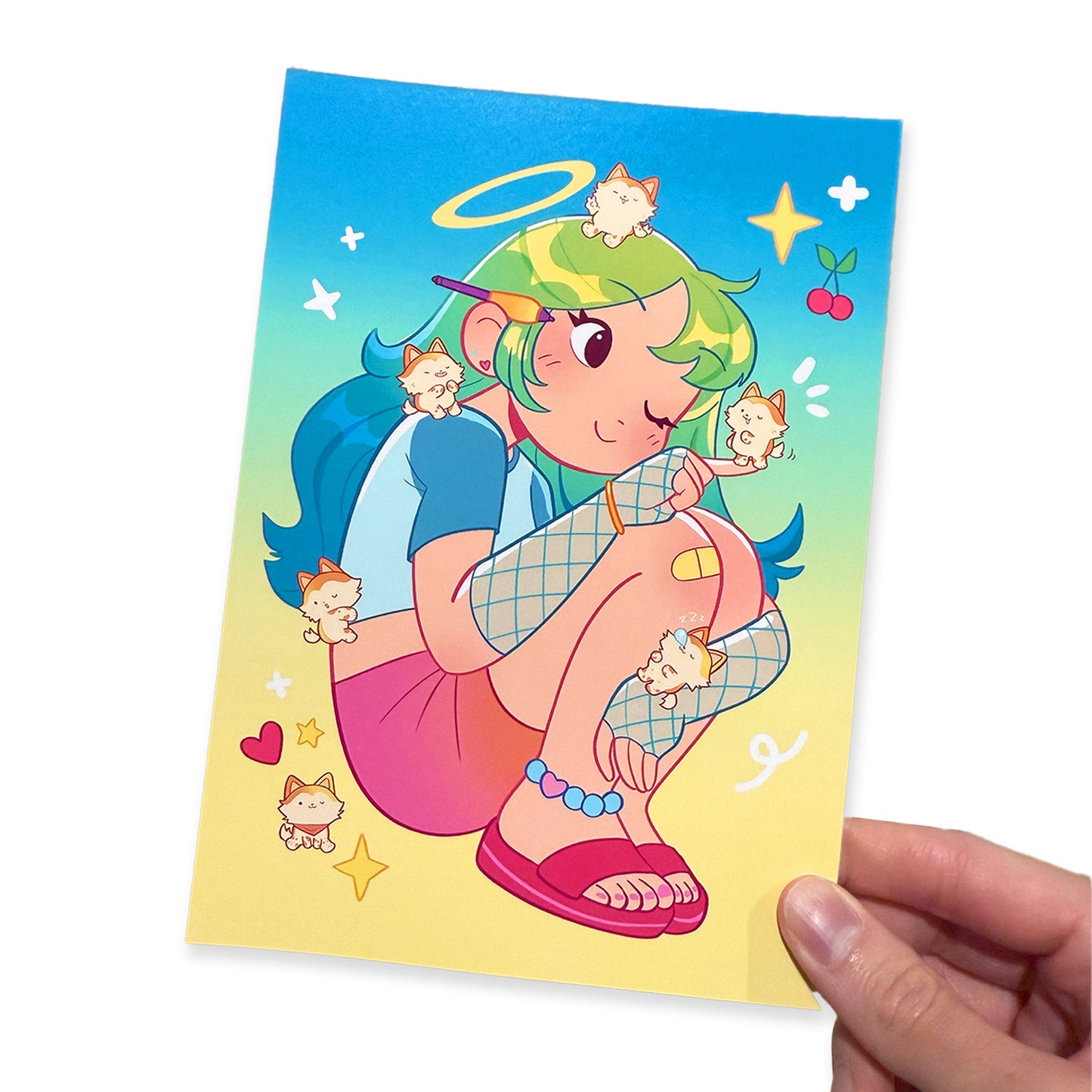 Angel Girl Postcard