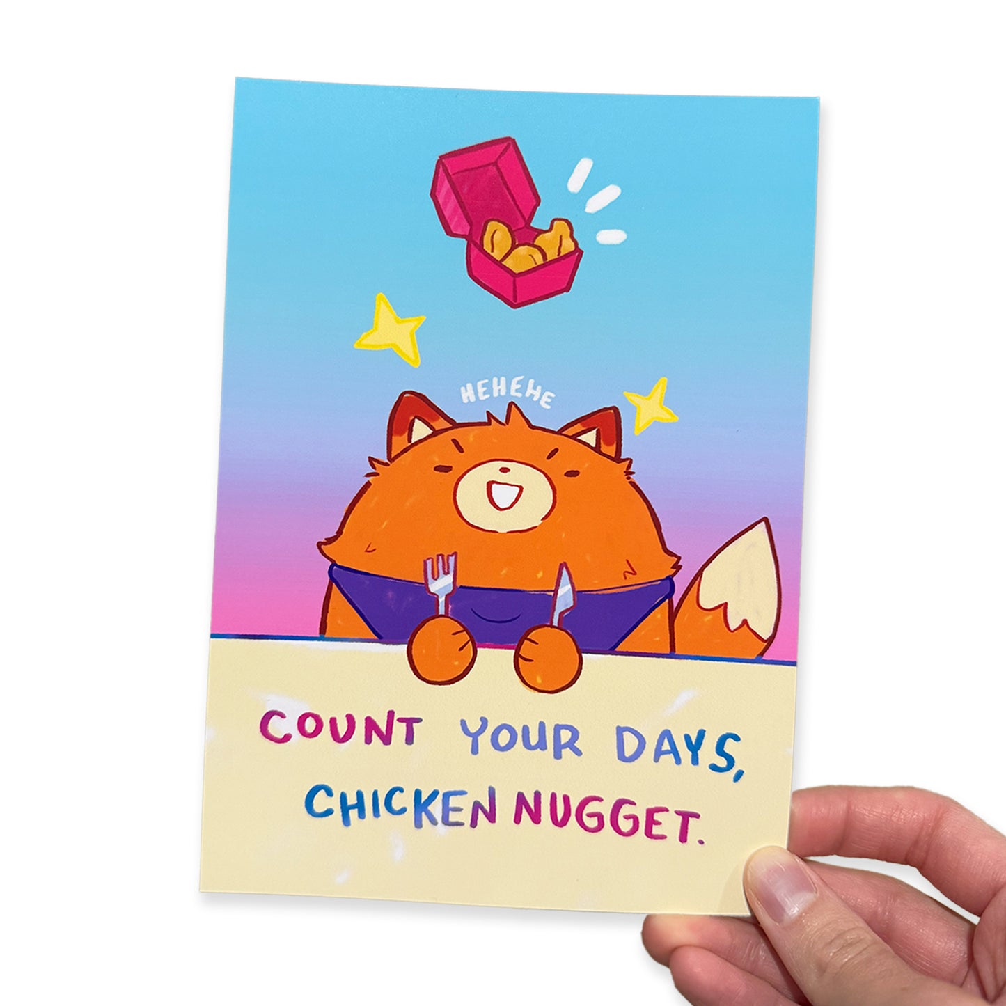 Chicken Nuggets Postcard