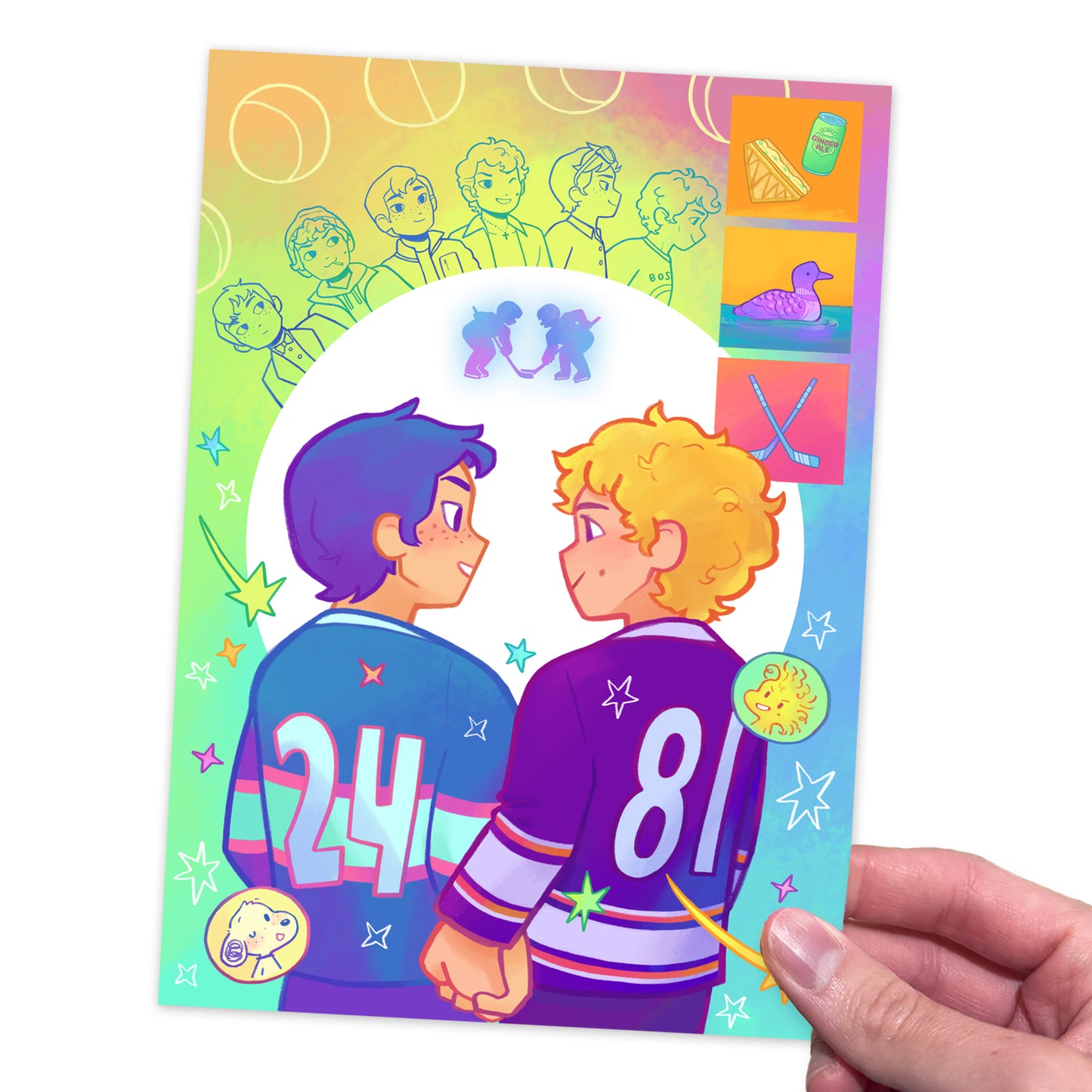 Hockey Postcard