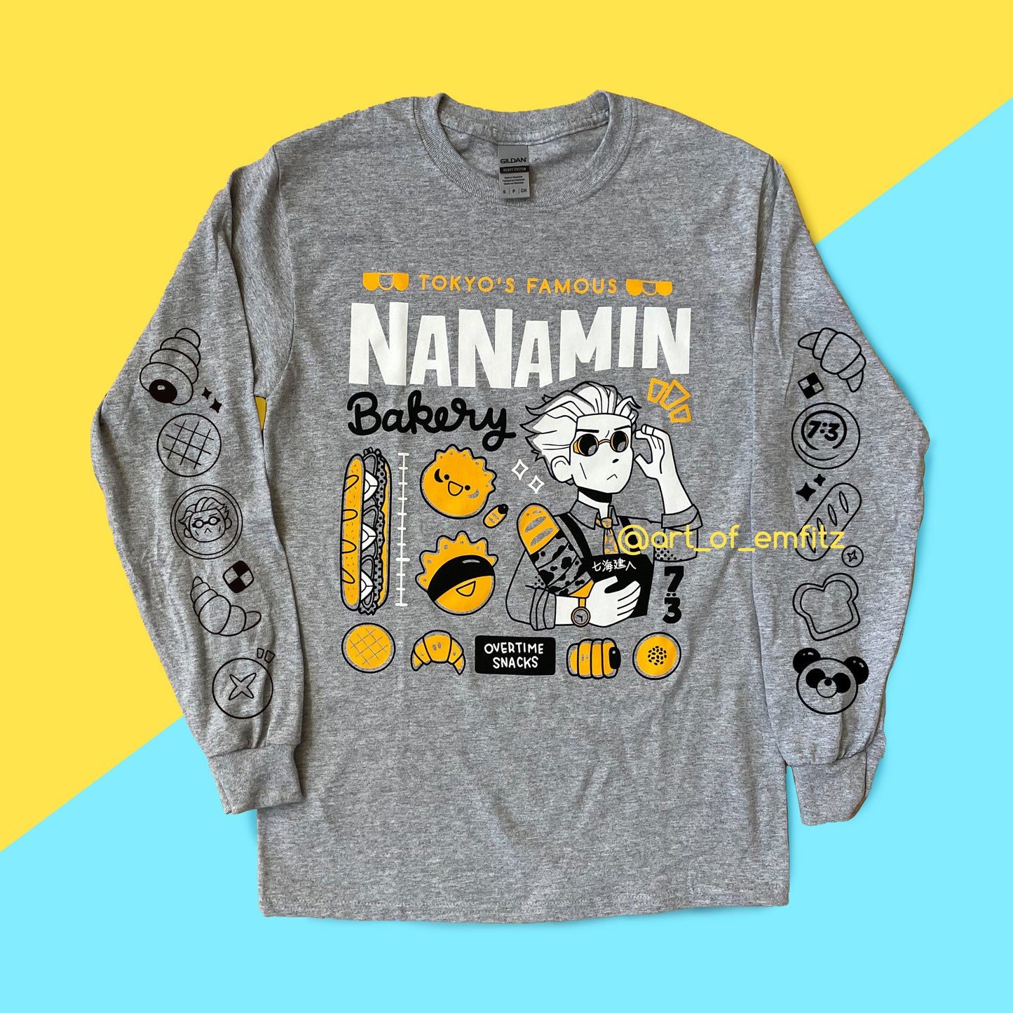 Bakery Grey Long Sleeve Tee