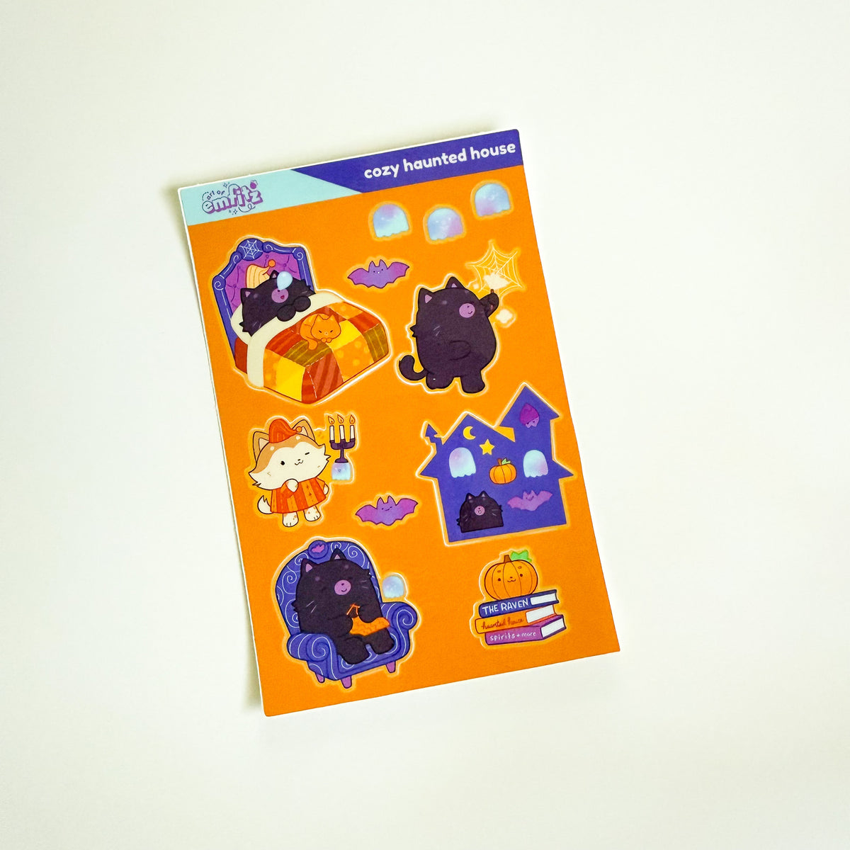 Cozy Haunted House Sticker Sheet