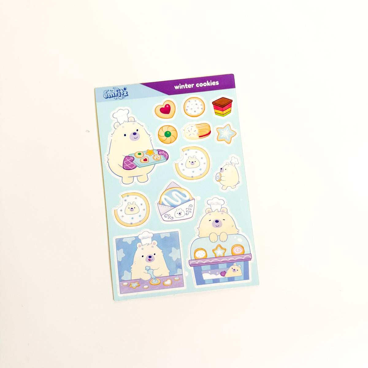 Winter Sugar Cookies Sticker Sheet