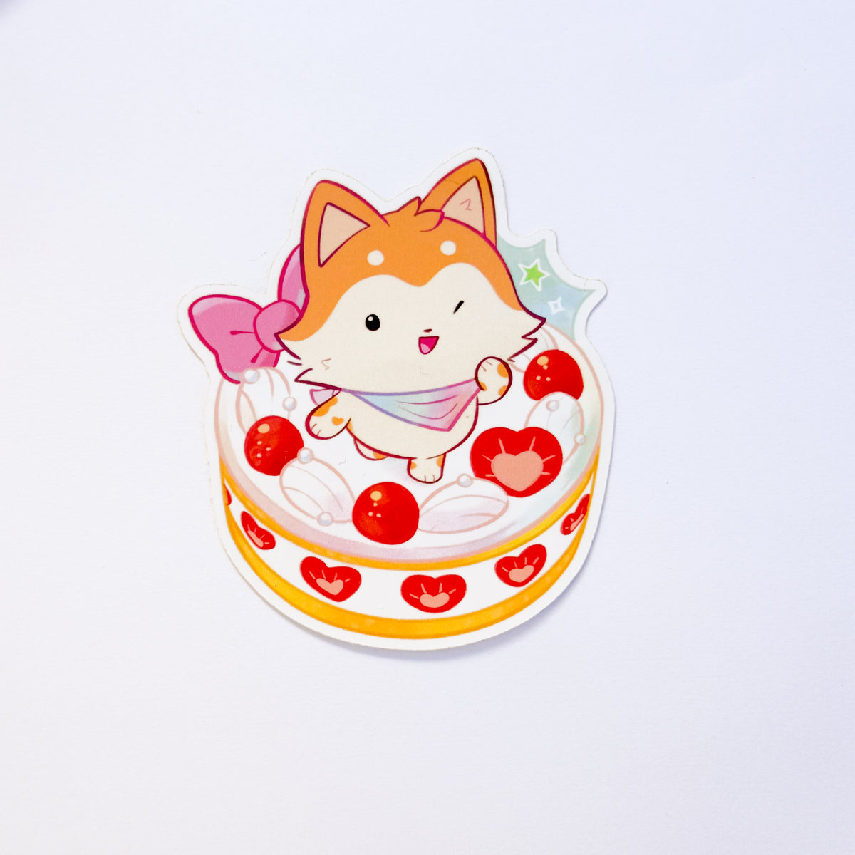 Pink Cake Sticker