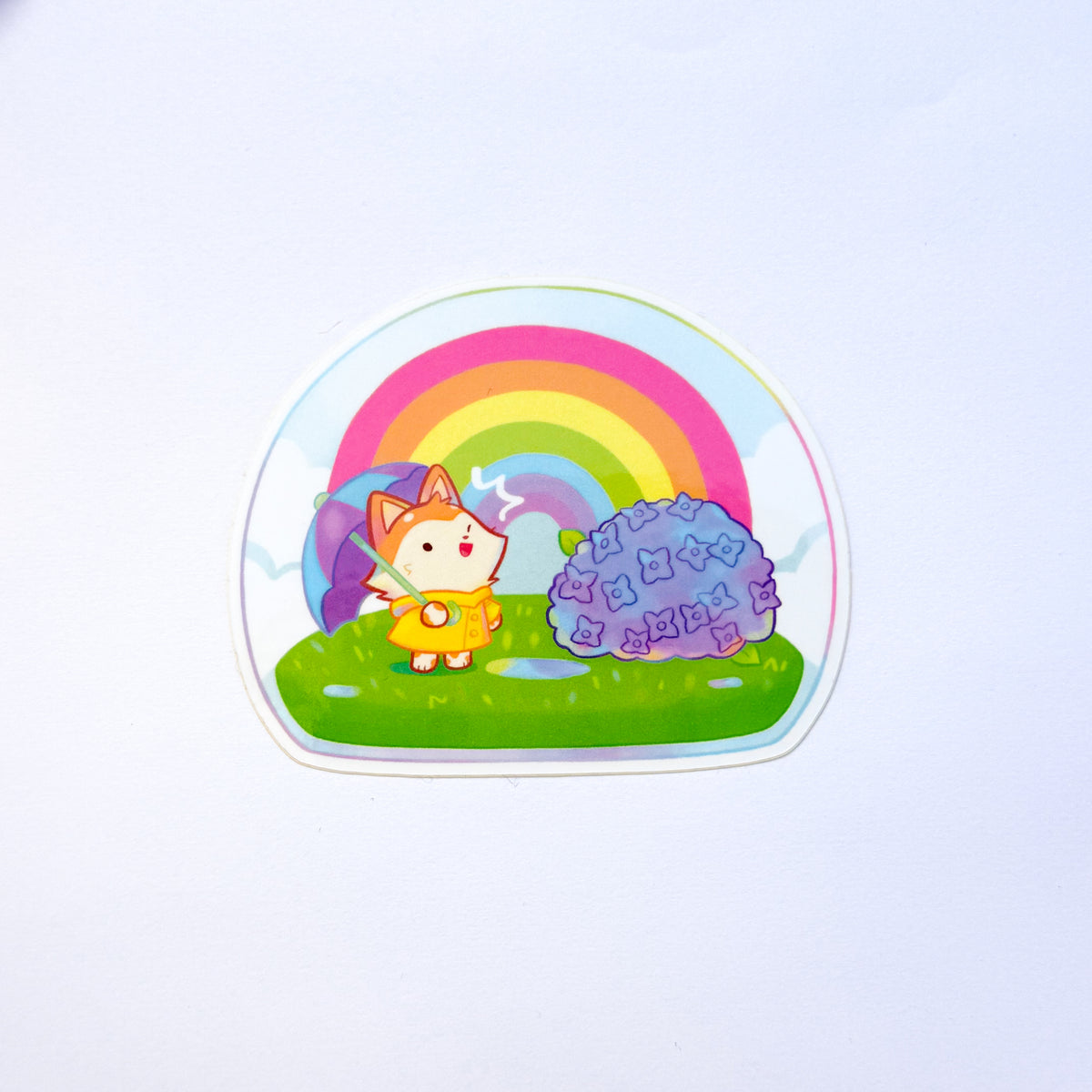 Rainy Rainbow Sticker