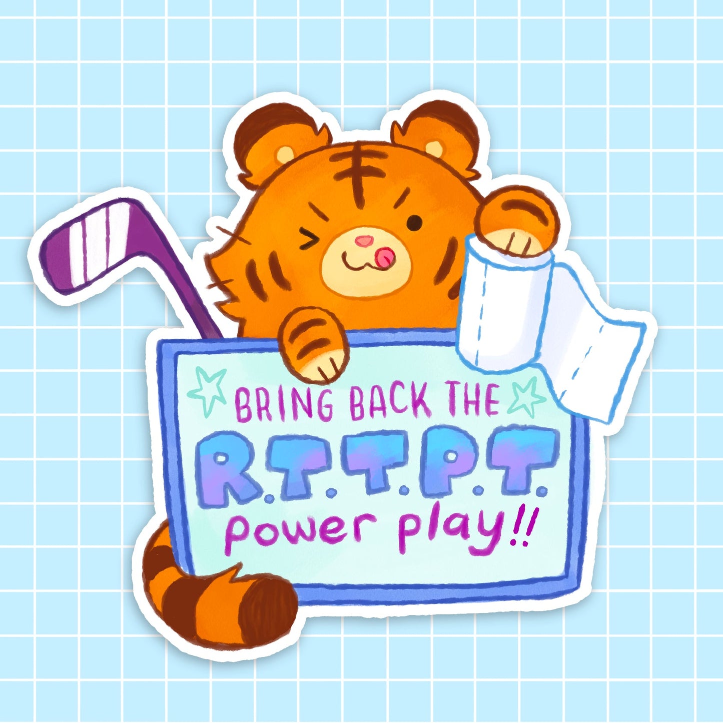 Women's Hockey Sticker