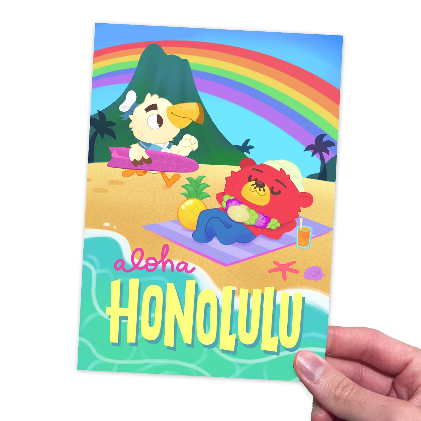 Honolulu Postcard