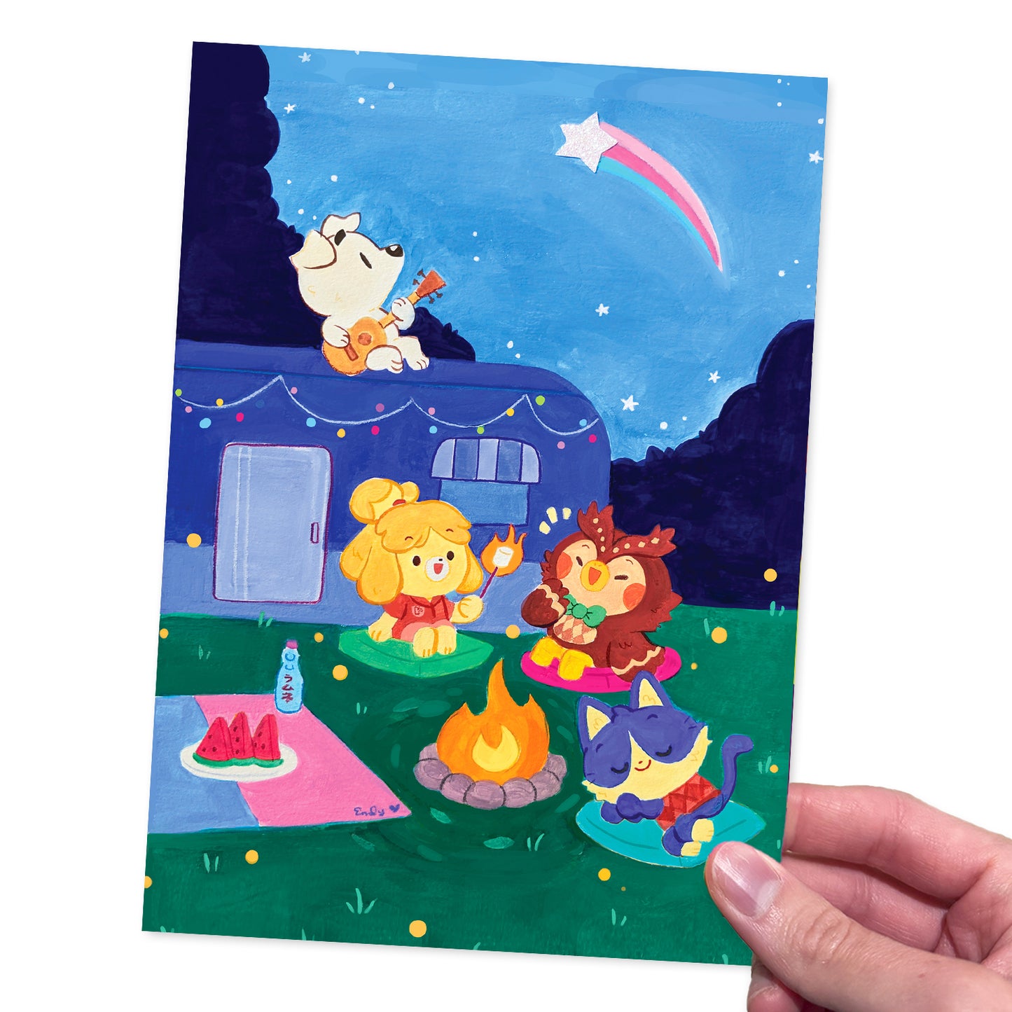 Summer Camp Postcard