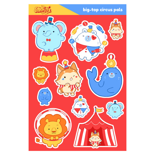 Circus Pals Sticker Sheet