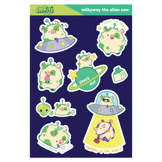 Milkyway Alien Sticker Sheet