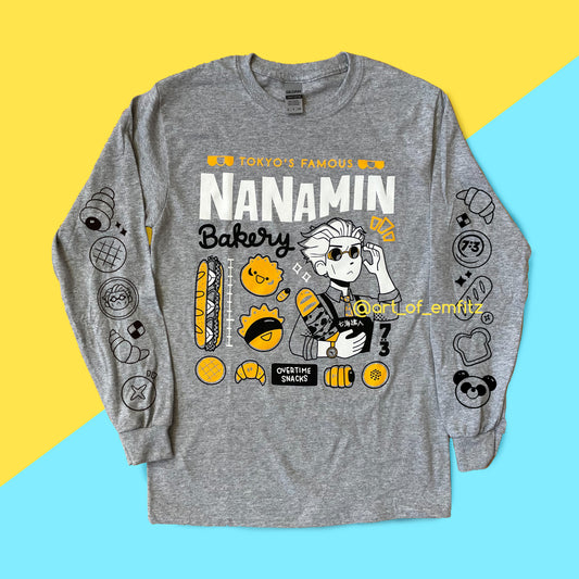 Bakery Grey Long Sleeve Tee